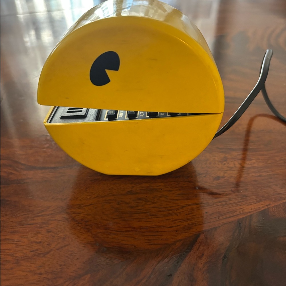 Yellow Pac-Man Retro Telephone